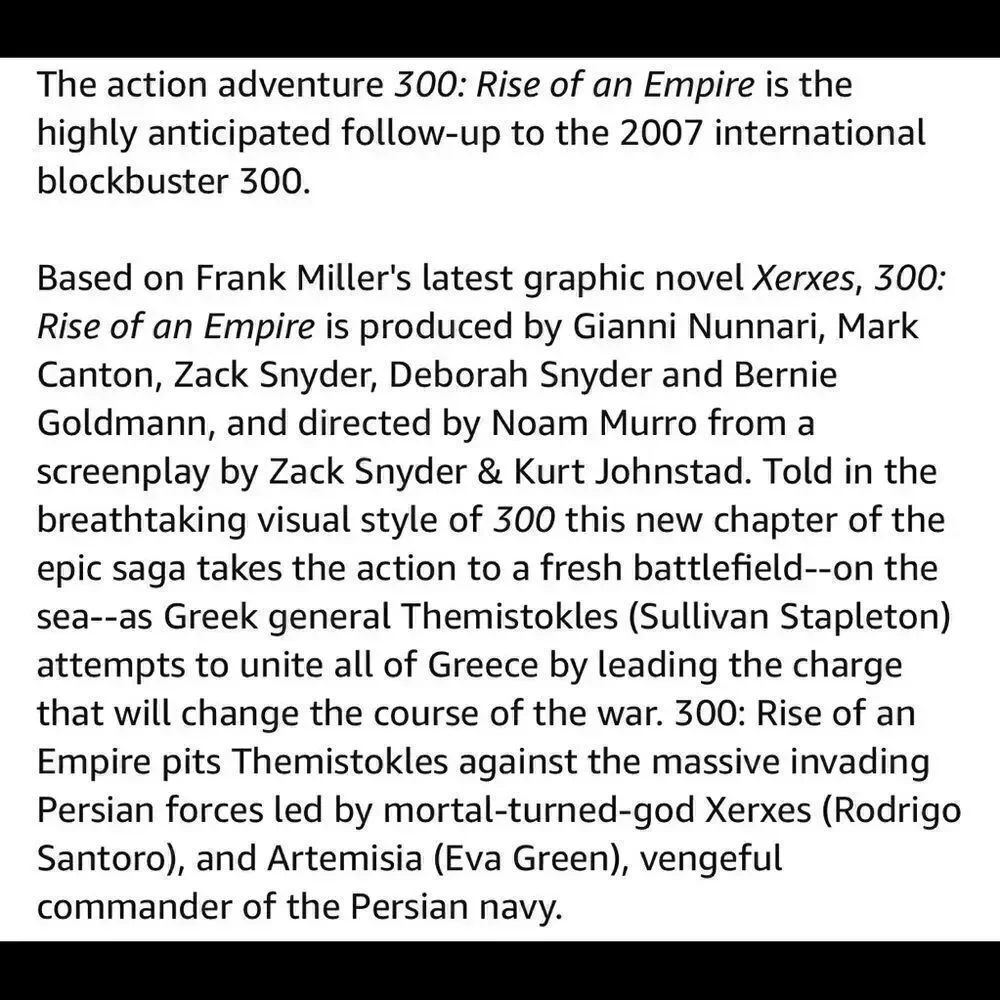 Book Graphic Novel 300 Rise of an Empire coffee table book